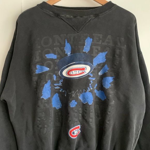 Vintage Montréal Canadians Crewneck - Picture 2 of 5